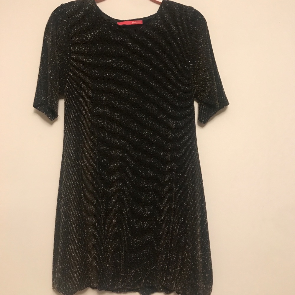 TINY SPARKLY BLACK DRESS
